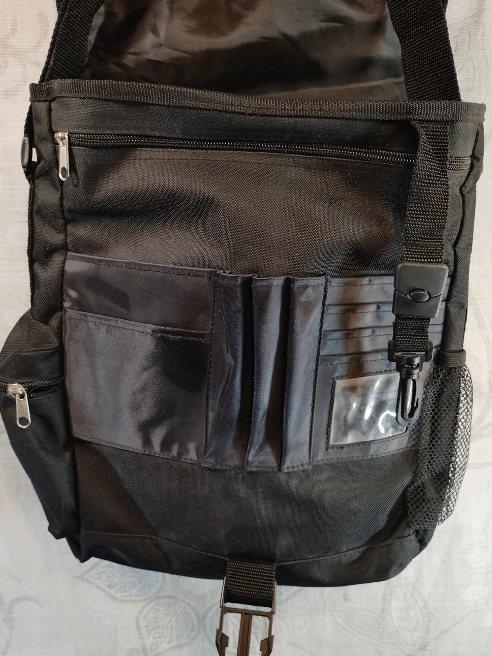 Black Messenger Bag Durable Everyday Carry